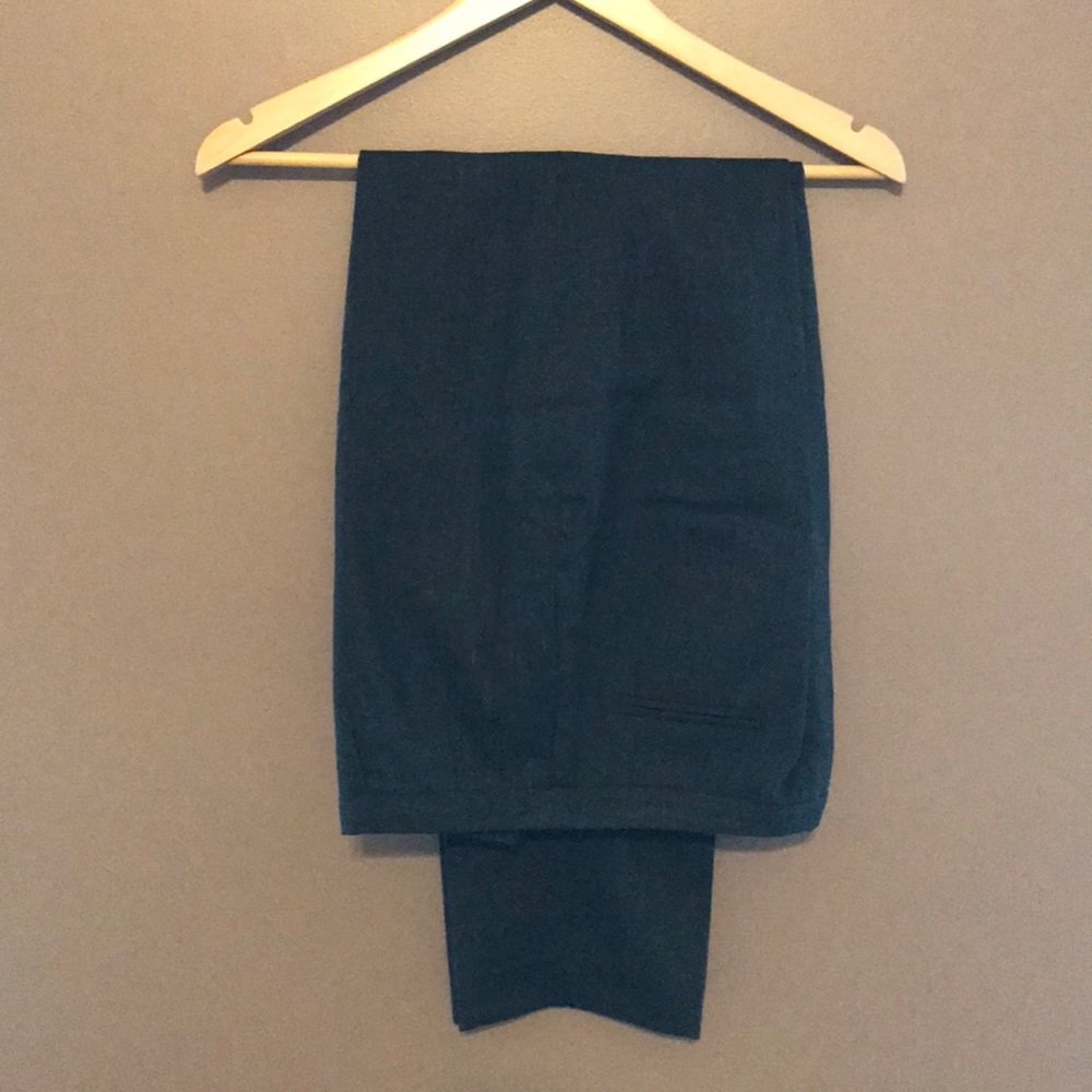 Grey wool pants